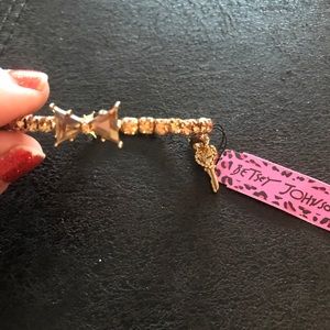 Rose Gold Betsey Johnson Bow Bangle